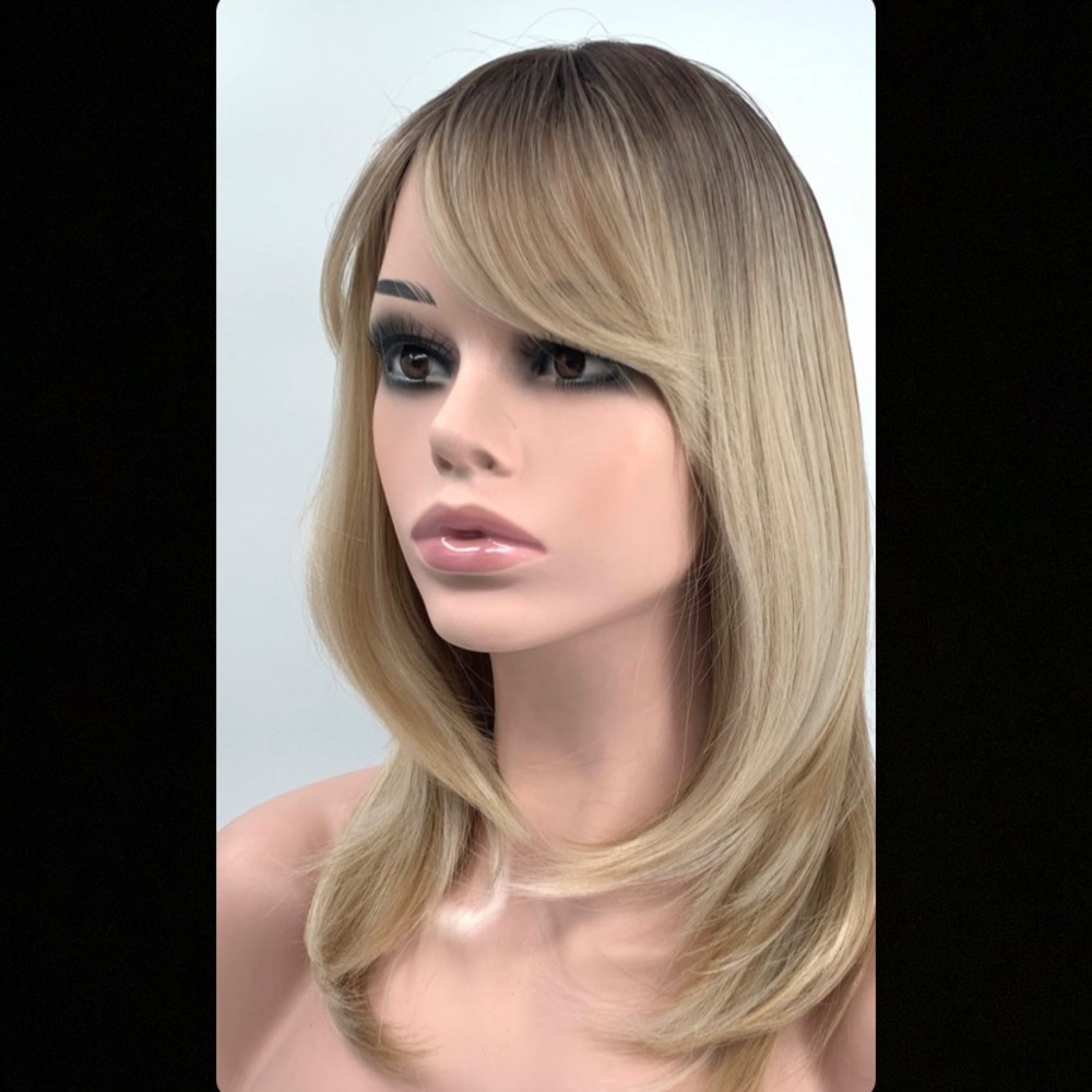 16 inch blonde wig
